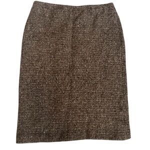 RALPH LAUREN Collection Purple Label Wool Cashmere Midi Skirt Size 8